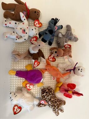 McDonald’s TY Teenie Beanie Babies Lot of 12 Plush Vintage